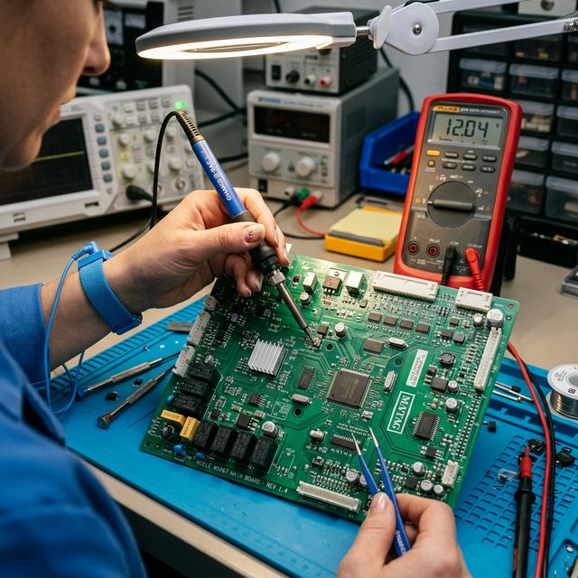 Voltaj dalgalanması sebebiyle elektronik anakart arızası onarımı
